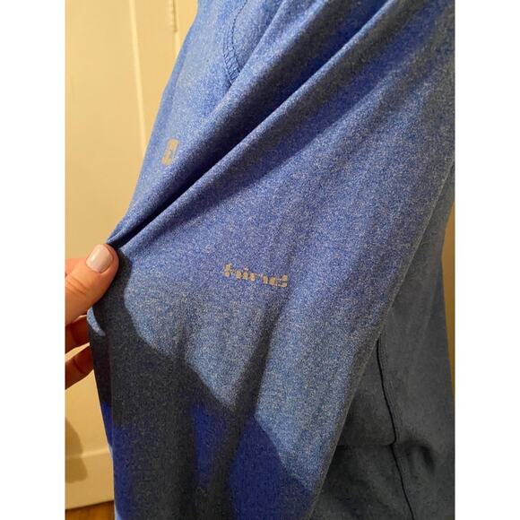 Hind Womens small Running Jacket Long Sleeve Blue Lightweight 1/4 Zip Pullover - Picture 3 of 5